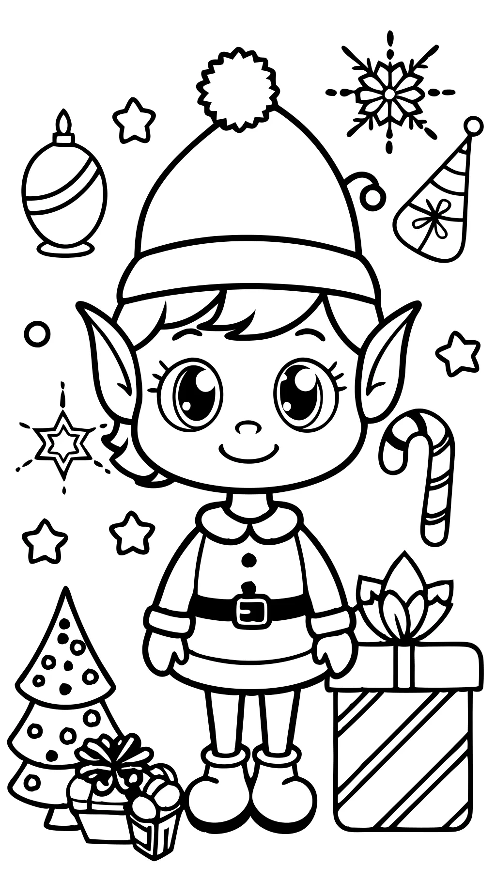 coloring pages elf on the shelf